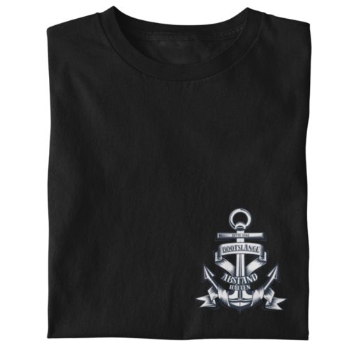 Bitte eine BOOTSLÄNGE Abstand halten - Herren T-Shirt