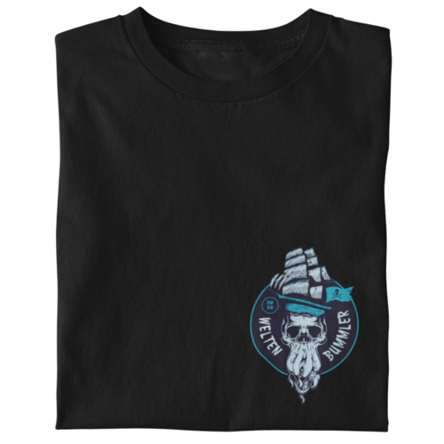 Brusttasche Welten Bummler - Herren T-Shirt