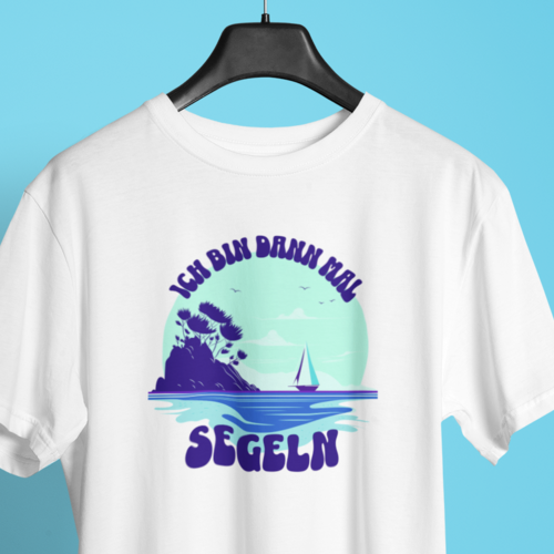 Ich bin dann mal Segeln Herren T-Shirt