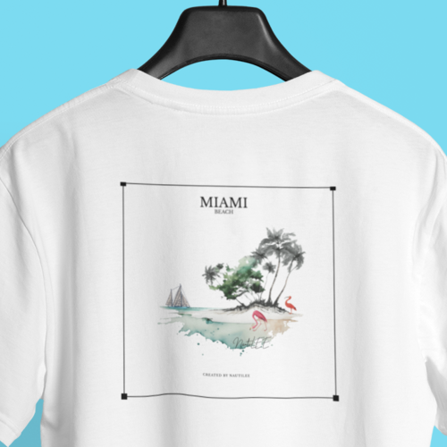 MIAMI Flamingo Herren T-Shirt