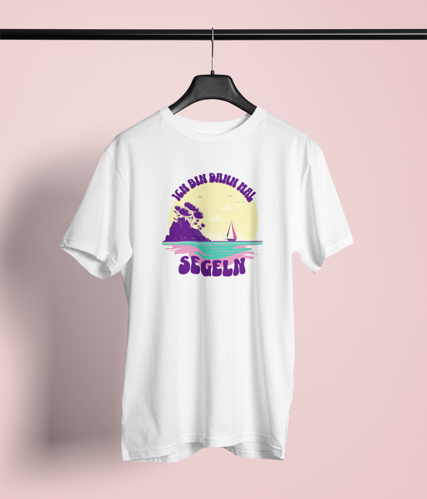Ich bin dann mal Segeln Damen T-Shirt