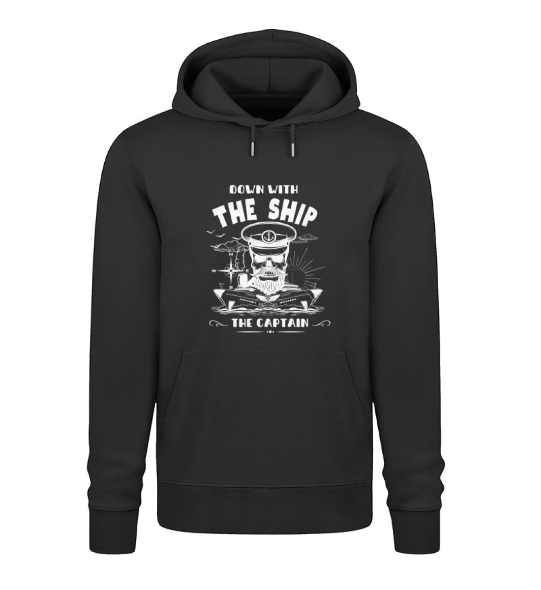 Down with THE SHIP  - Herren Organic Hoodie 2.0 ST/ST