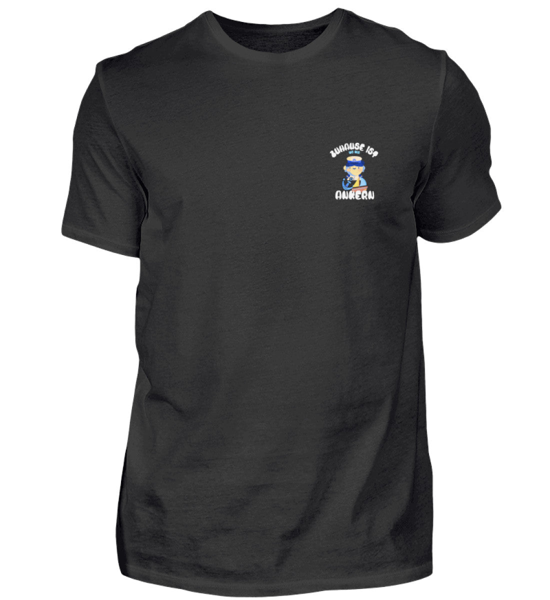 Zuhause ist / Brusttaschenmotiv Herren  T-Shirt