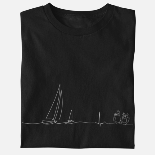 Segel & Bier EKG Herren T-Shirt