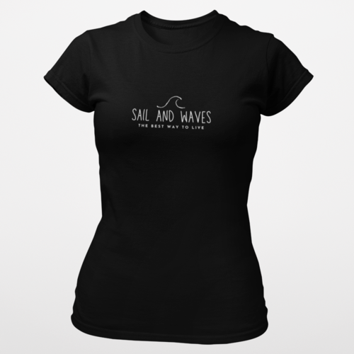 SAIL and WAVES Damen RollUp Shirt