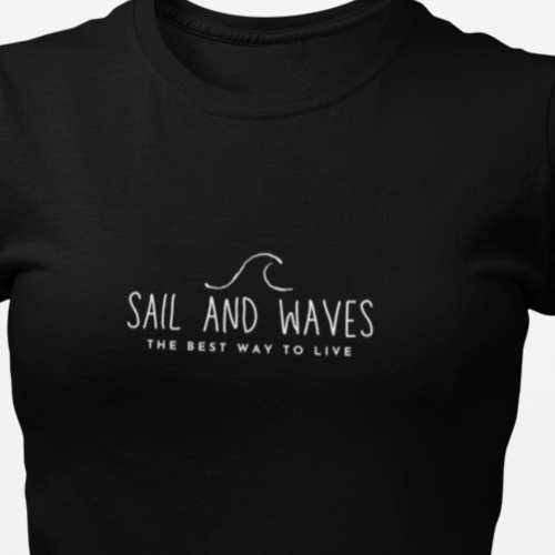 SAIL and WAVES Damen RollUp Shirt