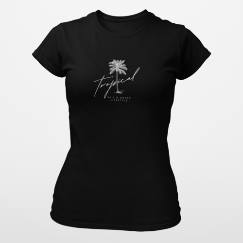 Tropical Damen RollUp Shirt