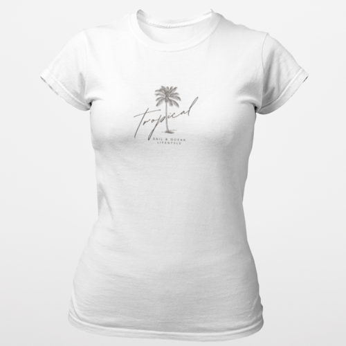 Tropical Damen RollUp Shirt