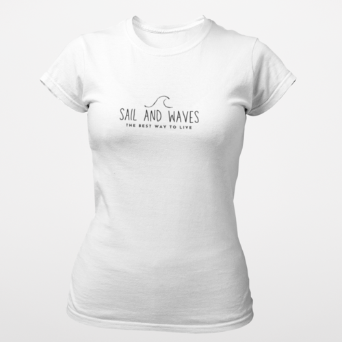 SAIL and WAVES Damen RollUp Shirt