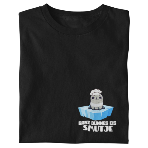 Brustt. Ganz dünnes Eis SMUTJE  - Herren Shirt Brusttaschenmotiv