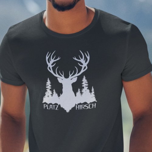 PLATZHIRSCH  - Herren Premiumshirt
