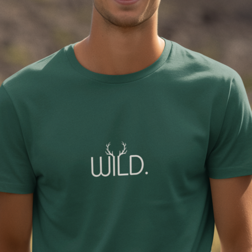 WILD.  - Herren Premiumshirt