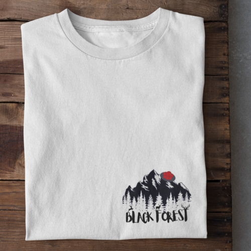 Brusttaschen Motiv BLACK FOREST  - Herren Premiumshirt