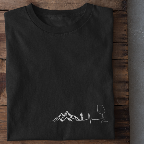 Brust: BERG-VINO EKG  - Herren Premiumshirt