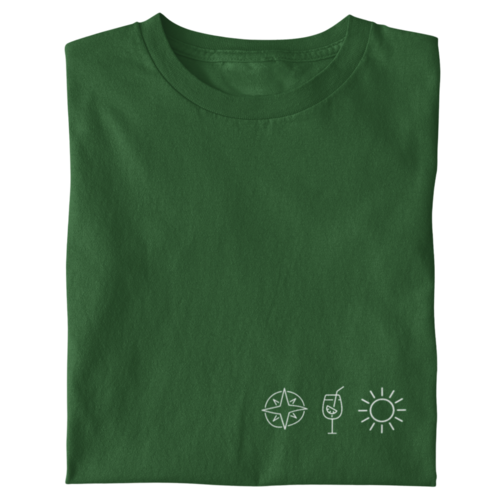 Brusttaschen Motive: 3 Elemente Aperol  - Herren Premiumshirt