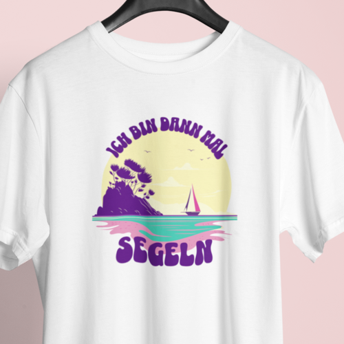 Ich bin dann mal Segeln Damen  T-Shirt