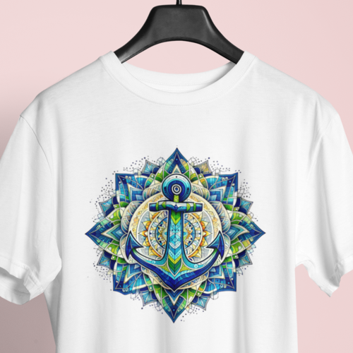 Mandala Anker Damen  T-Shirt