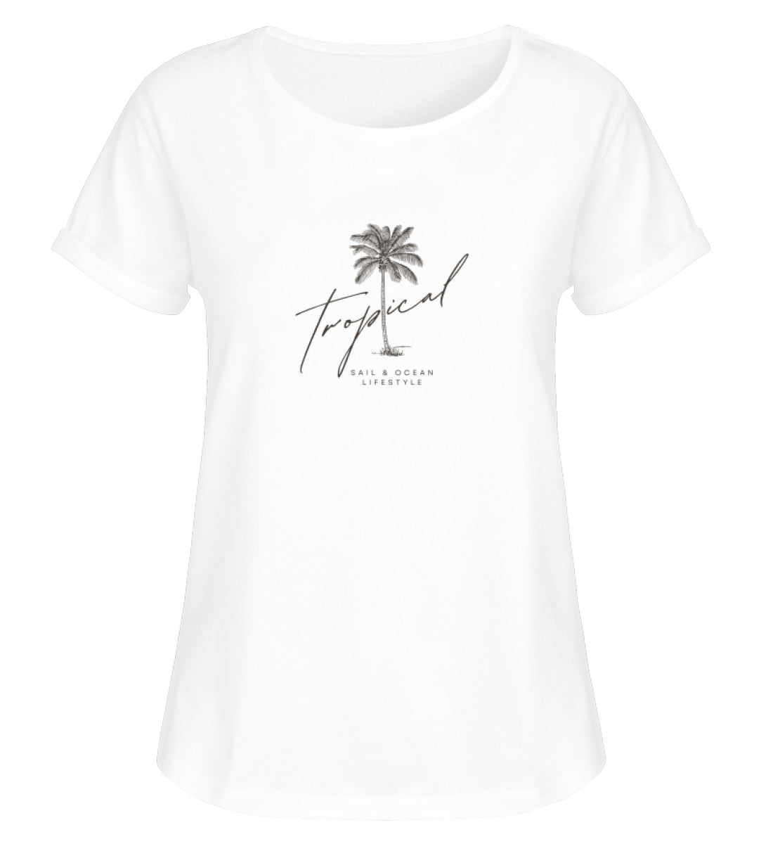Tropical Damen RollUp Shirt